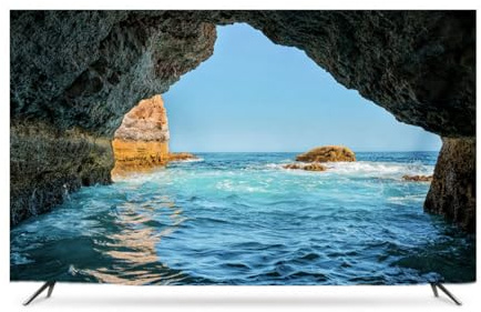GPDNBIEU, Light Luxury Seaside Scenery Printed TV Cover,Soft Screen Protector 43inch 55inch 60inch Large Size Desktop Wall Hanging Curved Cloth(C,78in)