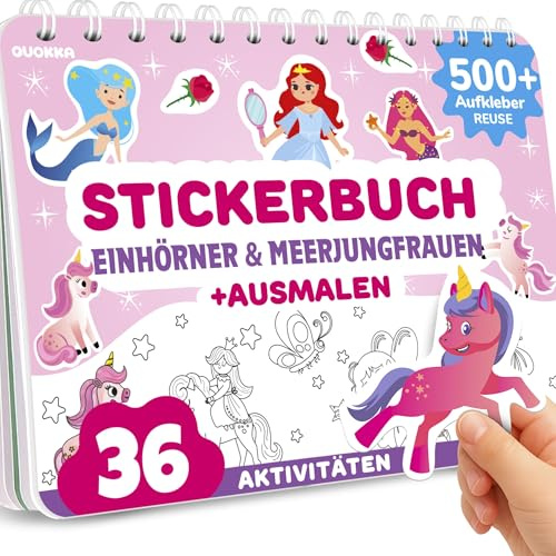Sticker Book for Kids Ages 3-5 - Toddler Activity Book with 500+ Stickers