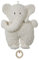 Efie Spieluhr Elefant aus Bio-Baumwolle (kbA), GOTS-zertifiziert, waschbar, handgefertigt, Made in Germany (LaLeLu)