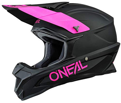 1SRS Helmet Solid, Black/Pink, XL