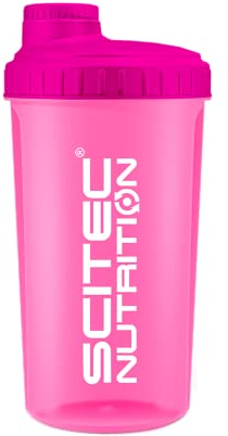 Scitec Nutrition Shaker, Eiweiß Shaker, BPA-frei, 700 ml, Rosa