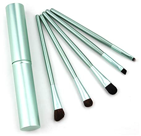 Pennelli Ombretto Strumento di Trucco, Makeup Brushes, Pennello per Ombretti, per Ombretto Make Up Occhi, Ombretto Spazzole Pennello da Sfumatura Ombretto per Donne e Ragazze, 5 Pezzi