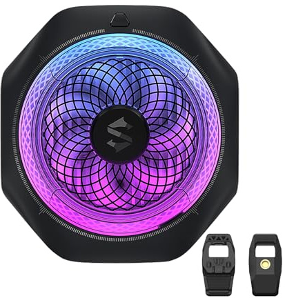 Enfriador de teléfono, Black Shark MagCooler 4 Pro 27W Ventilador Magnético de Enfriamiento de Teléfono para Juegos y Transmisión de Video Enfriador Móvil para Teléfonos, Tabletas y iPads