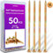 ANVINKU Schrauben Set 50 Stück, M5 x 120 mm Holzschrauben Set, Farbe Zink Holzschrauben Sortiment, Selbstschneidende Schrauben 120 mm, M5 Schrauben Set Holz, Schrauben Sortiment für Reparatur