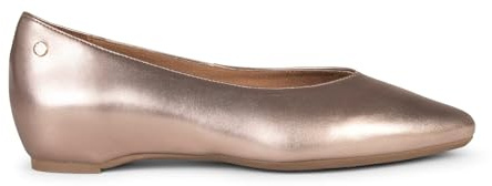miMaO Zapatos cómodos Dorados con cuña Interna Escote en V, EU 40