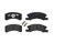 Brembo P 16 011 Bremsbelagsatz, Scheibenbremse - (4-teilig)
