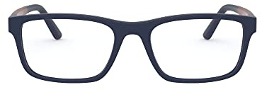 POLO Ralph Lauren PH2212 Rechteckige Brillenrahmen, Marineblau/Demo-Linse, 55 mm, Matt Marineblau/Demo-Linse, 55 mm