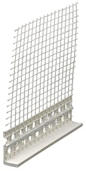 10 x Handelskönig PVC Abschlussprofil 10 mm je 200 cm = 20 m Abschluss Kantenprofil Gewebe Putzabschluss Fassade