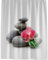 Ekershop Digitaldruck Qualität Textil Duschvorhang Wannenvorhang Relax SPA 240x200cm inkl. Ringe