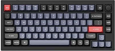 Key Q1 Knob 75% ALU RGB Gat Brown BK H Q1-M3-DE