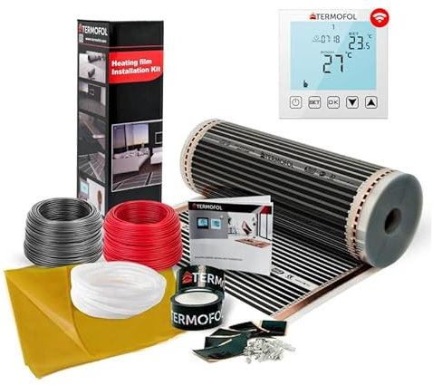 Kit complet de chauffage au sol infrarouge avec film chauffant 140W/m²