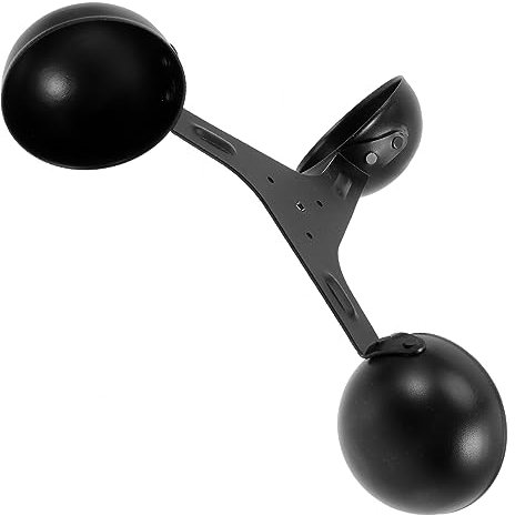 BESPORTBLE Anemometro a Tazza in Metallo a 3 Tazze Sensore Anemometro Per Misurazione Velocità Vento Professionale Per Monitoraggio Agricolo e Flusso D'aria