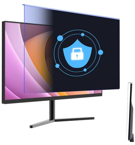 Écran de confidentialité d'ordinateur de 23 pouces pour moniteur d'ordinateur 16:9, protecteur de moniteur amovible, écran de sécurité anti-éblouissement, écran anti-poussière,23 inches (524 * 306mm)