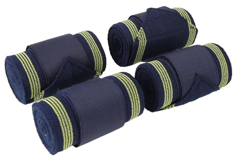 CHICIRIS 4st Professional Leg Support Equine Leg Wraps Hästbenbandage Elastiska Hästomslag, Justerbar Stängning, Förebyggande Av Skador, Stödjande Prestanda, Andningsbar, Hållbarhet