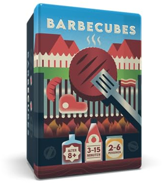 Barbecubes (DE) – Il caldo barbecue dall'Inghilterra finalmente in tedesco!: il successore del bestseller Tinderblox di Alley Cat Games. Un emozionante gioco di abilità per tutta la famiglia.