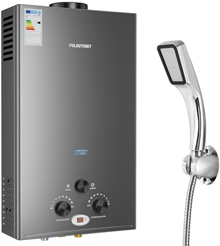 Fulgutonit Calentador de Agua Gas LPG 18L 36KW