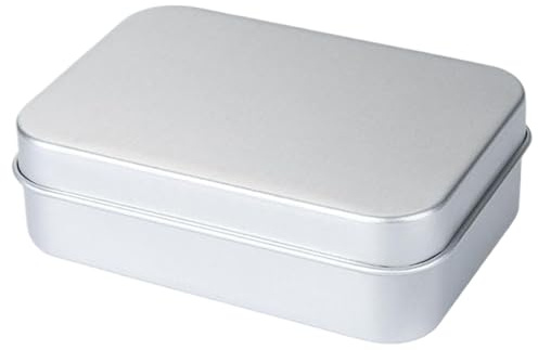 Ngbbby tvålbehållare rostfritt stål rese tvålfodral självdränerande med lock 9,5 x 6,7 x 3,5 cm