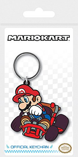 Nintendo - Mario Kart - Drift - Gummi Schlüsselanhänger Keyring - 4,5x6 cm