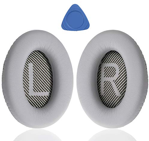 YOCOWOCO Ohrpolster für Bose Quiet Comfort 35 (QC35) und Quietcomfort 35 II (QC35 II) Ersatz Ohrpolster Mit weichem Protein Leder, Ohrpolster Ohrkissen für Bose QC 35/35II Kopfhörer
