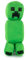 BARRADO Plüsch Minecraft Videospielfiguren - Enderman, Lama, Ozelot, Schwein, Steve, Alex, Creeper, Wolf - Größen je nach Modell - Super Soft Qualität (Creeper)