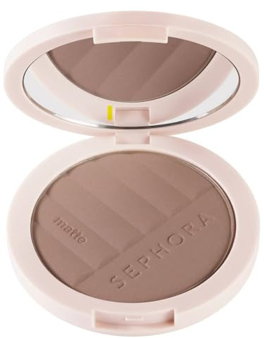 Sephora Collection Matte Bronzer Powder - 02 Beach Bum Tan (Medium Golden Bronze) - 0.28 oz / 8 g