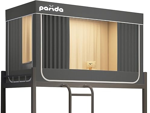 Tenda per letto a pelo, leggera baldacchino privato con tende oscuranti per interni per il massimo comfort e privacy, portatile