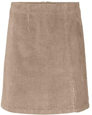 VERO MODA Vmlula Nelly Hr Short Cord Skirt Ga Noos