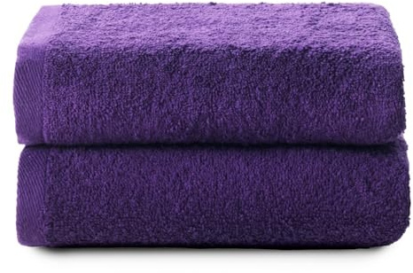 Set 2 Toallas bidé (30x50) Morado