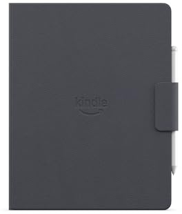 Introducing All-New Amazon Kindle Scribe Executive Folio Cover with Magnetic Attach, Sleek Protective Case - Premium Leather