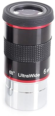Ocular planetario ultra gran angular de 68 grados 6/9/15/20 mm, accesorio astronómico para observación de planetas