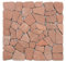 DIVERO 11 Fliesenmatten Natursteinmosaik Bruchmosaik für Wand und Boden terracotta á 30 x 30 cm