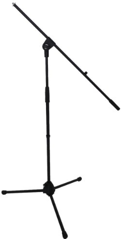 K&M Mikrofonstativ 27700 - Schwarz, Metall, Basic, 3/8 Gewinde, 845-1475 mm, 0.6 kg Belastbarkeit