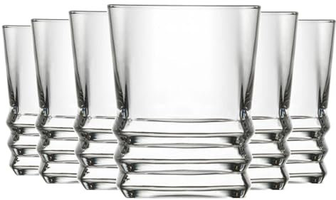 LAV 6X Clair 80ml Elegan Verres è Liqueur - Petit Vodka Tequila Gelèe Cocktail Mini Dessert Faire la Fète Buvant Verre Tasses Ensemble