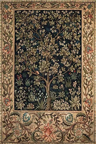 Queenie Wooden 1000 Piece The Tree of Life Artwork Art Jigsaw Puzzles Adults Games Release Stress Entertainment Toys Floor Puzzles for Home Photo Frame Wall Decoration, Finished Size 30x20 inches