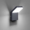 Klighten 24W LED Wandleuchte Aussen Innen, Wasserdicht IP54 Außenleuchte Aussenlampe Wand Modern Wandlampe, Aussenbeleuchtung für Balkon Eingang Korridor, 1500 Lumen, Anthrazit, Kaltes Weiß 6000K