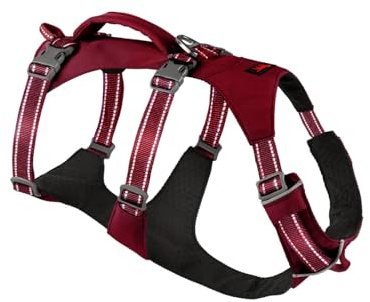 Tuff Pupper Escape Proof Dog Harness for Medium Dogs | No Pull Lightweight Adjustable Harness | No Escape Multifunctional Outdoor Pet Gear | Strong Durable Breathable | Secure Comfortable Fit
