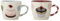 Bloomingville Mini Darby Tasse, Rot, Steingut, T8xH7 cm, 2er-Set, 200 ml