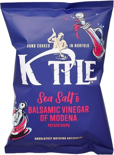 3 x Kattle Sea Salt & Balsamic Vinegar Potato Chips 130G