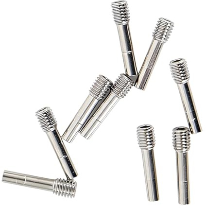 Ludom Paquete de 12 pasadores de tornillo para eje de transmisión M3 x 12 mm de acero al carbono compatibles con Axial SCX10 90046 TRX4 D90 Tamiiyas CC01 1/10 RC Crawler Car