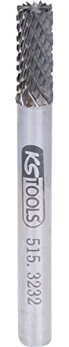 KS Tools 515.3232 HM cylinder-frässtift Form A med stjärntandning, 6mm