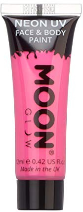 Moon Glow – Peinture fluo UV intense rose visage & corps.12 ml