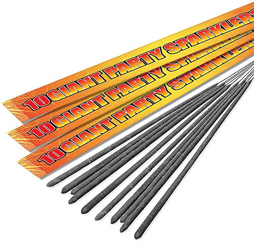 Pack of 30 x 40cm (16) Giant Party Sparklers - Great for Weddings, Birthday Parties, Halloween, Bonfire Night, Christmas and New Year