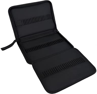 SagaSave Étui à Crayons de Couleur 72 Fentes pour Stylo Organisateur avec Fermeture à glissière, pour Crayons de Couleur et Stylo Gel