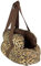 ARLANDA Tasche für kleine Hunde. Wandertasche mit Schultergurt, Haken, Reißverschluss und internem Sicherheitskragen. Bequeme und sichere Reisetasche für Haustiere