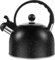 Bollitore a fischio, 2 l, in acciaio inox, con manico ergonomico, cottura a gas, bollitore a fischio, bollitore da caffè, per fornelli a gas, fornelli a induzione