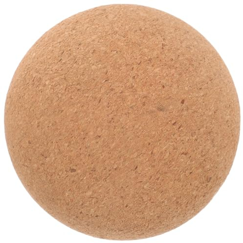 Gogogmee Pelota de Masaje de Corcho para Yoga y Gimnasio, Herramienta Práctica Uso Repetido Resistente y Método de Masaje Simple para Aliviar Cuello y Espalda