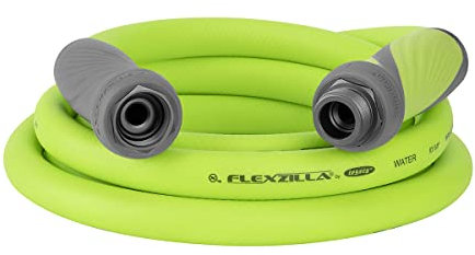 Flexzilla Manguera de jardín con agarre giratorio, 5/8 pulgadas x 10 pies, manguera de agua ligera para todo tipo de clima, duradera y flexible, conexiones sin fugas