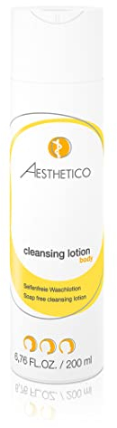 AESTHETICO Loción limpiadora de pH neutro para la piel con minerales del Mar Muerto, para rostro y cuerpo, para todas las imágenes de la piel, 200 ml
