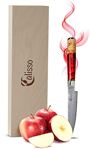 Calisso Allzweckmesser 67 Lagen Damaststahl - Damastmesser, Küchenmesser, Kochmesser