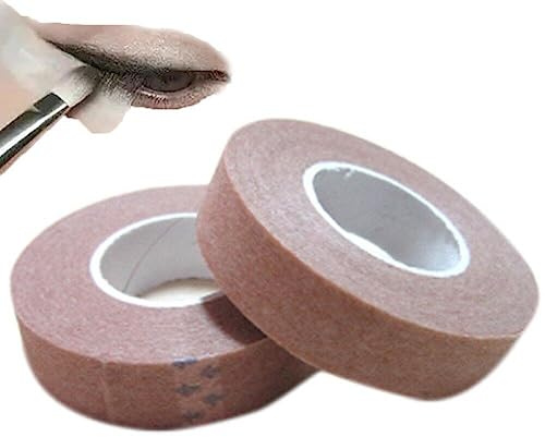 Nastro per Ciglia 2 Rotoli Adesivo per Nastro Autoadesivo per Ombretto Eyeliner Traspirante Estensioni del Nastro per Palpebre Forniture Strumento per Il Trucco degli Occhi